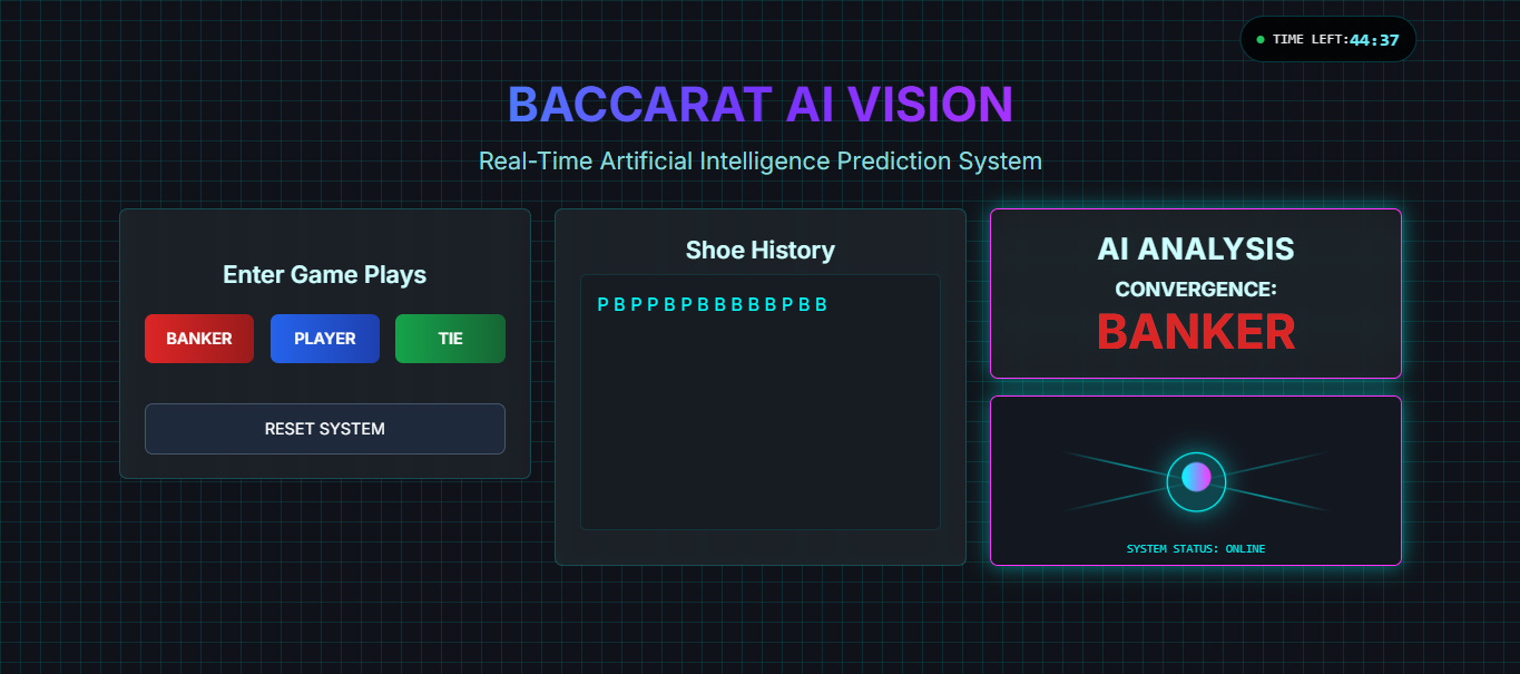 Baccarat AI Vision Desktop